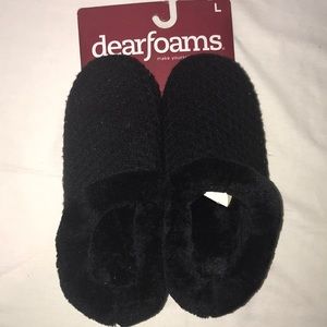 Dearfoams slip on slippers